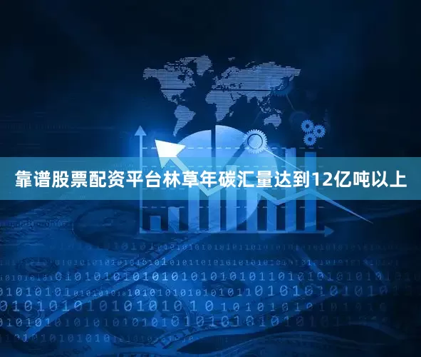 靠谱股票配资平台林草年碳汇量达到12亿吨以上